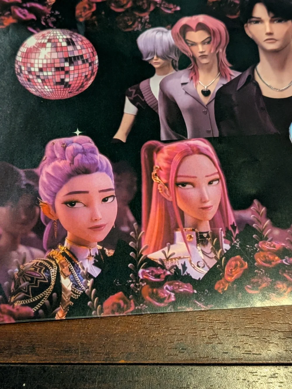 3 K-pop Demon Hunters Party Wrapping Paper Sheets